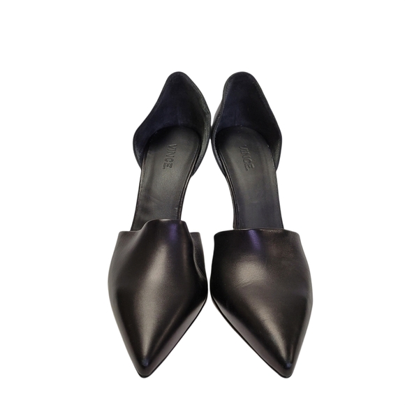 Vince. Women's Claire d'Orsay Leather Black - Picture 4 of 11